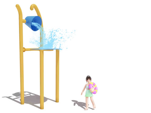 組合倒水桶|戲水小品